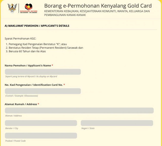Kenyalang gold card benefits