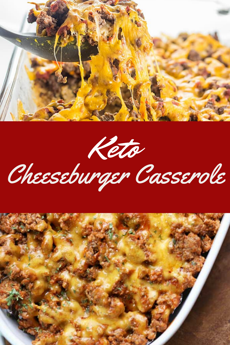 KETO CHEESEBURGER CASSEROLE Dinner Recipesz
