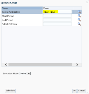 FDMEE: System Maintenance Tasks: Maintain FDMEE Data Tables