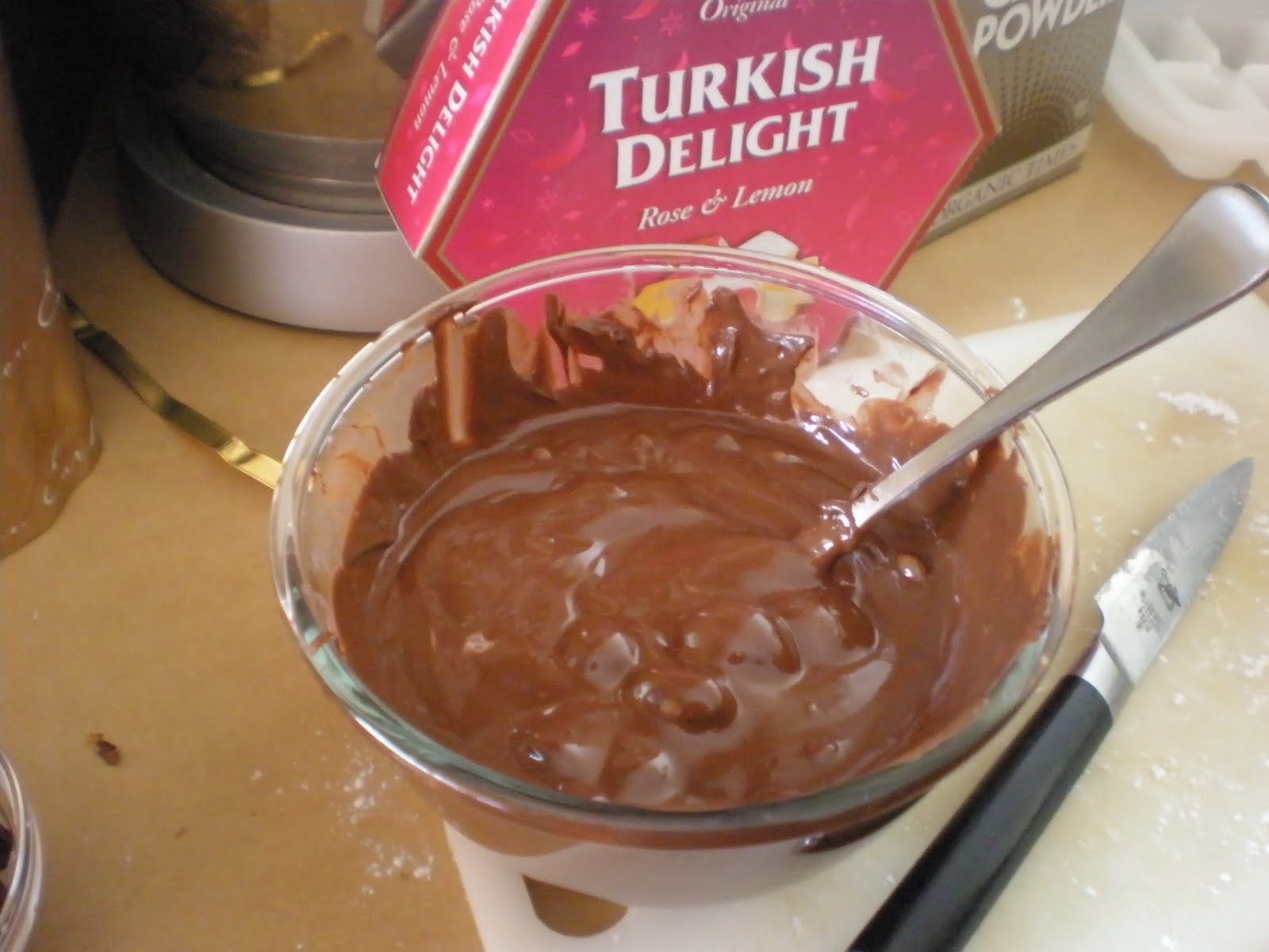 The InTolerant Chef ™ Turkish delight chocolate bark