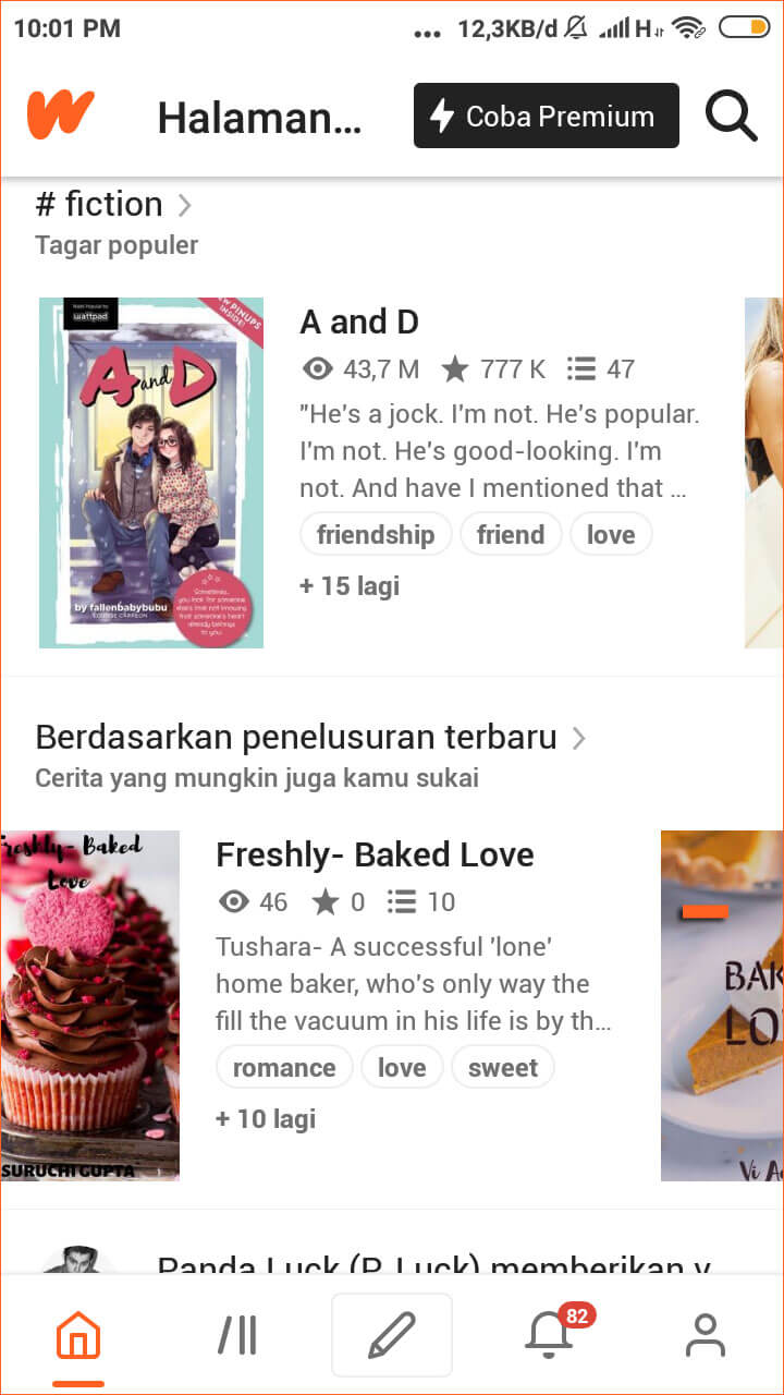 Cara Mencari Cerita Bahasa Inggris di Wattpad Anak