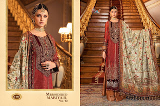 Shree Fab Mbroidered mariya b vol 12 Pakistani Suits