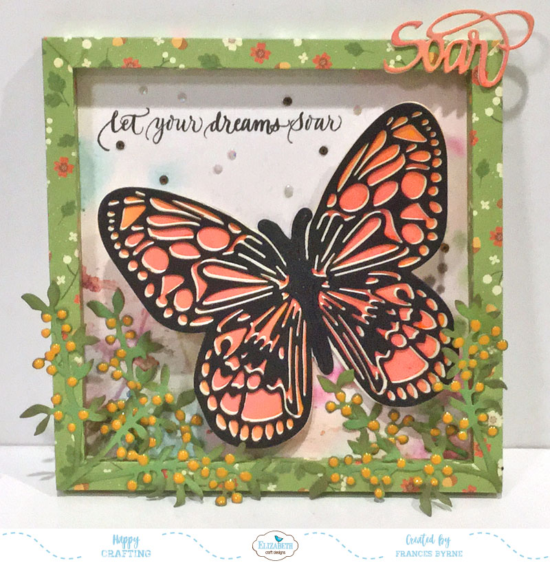 StampOwl's Studio Butterfly Framed Wall Art