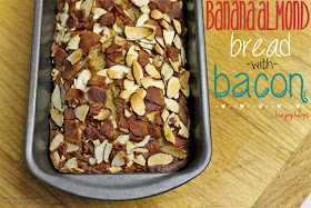 Banana Almond Bread with Bacon in the Loaf Tin