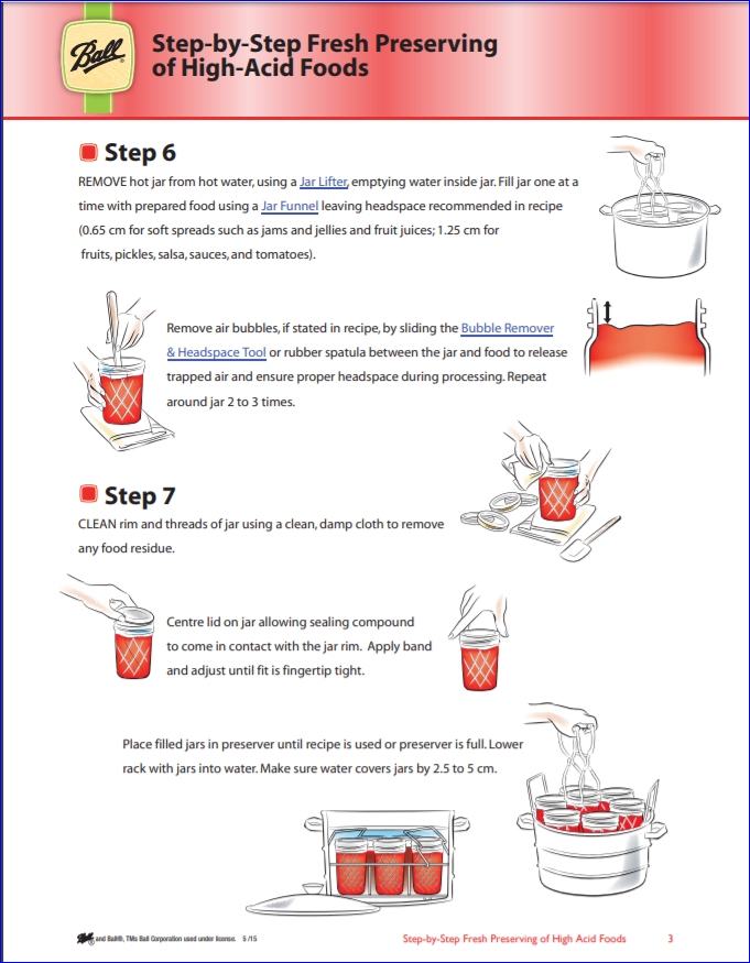 Safe Canning Recipes Canning HighAcid Foods StepByStep