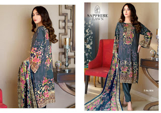 Sapphire Lawn Pakistani Dress Wholesale Price