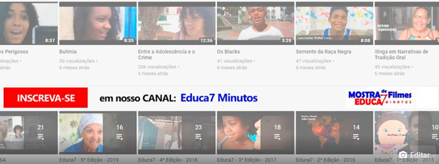 Mostra de Filmes Educa7 Minutos