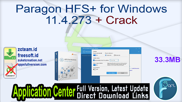 Paragon HFS+ for Windows 11.4.273 + Crack_ ZcTeam.id