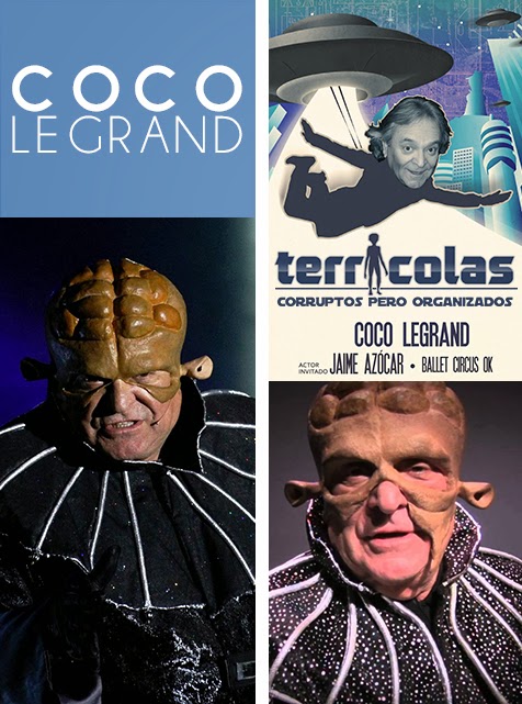 Circus ok, Eventos y Espectáculos Coco Legrand vuelve este sábado 30