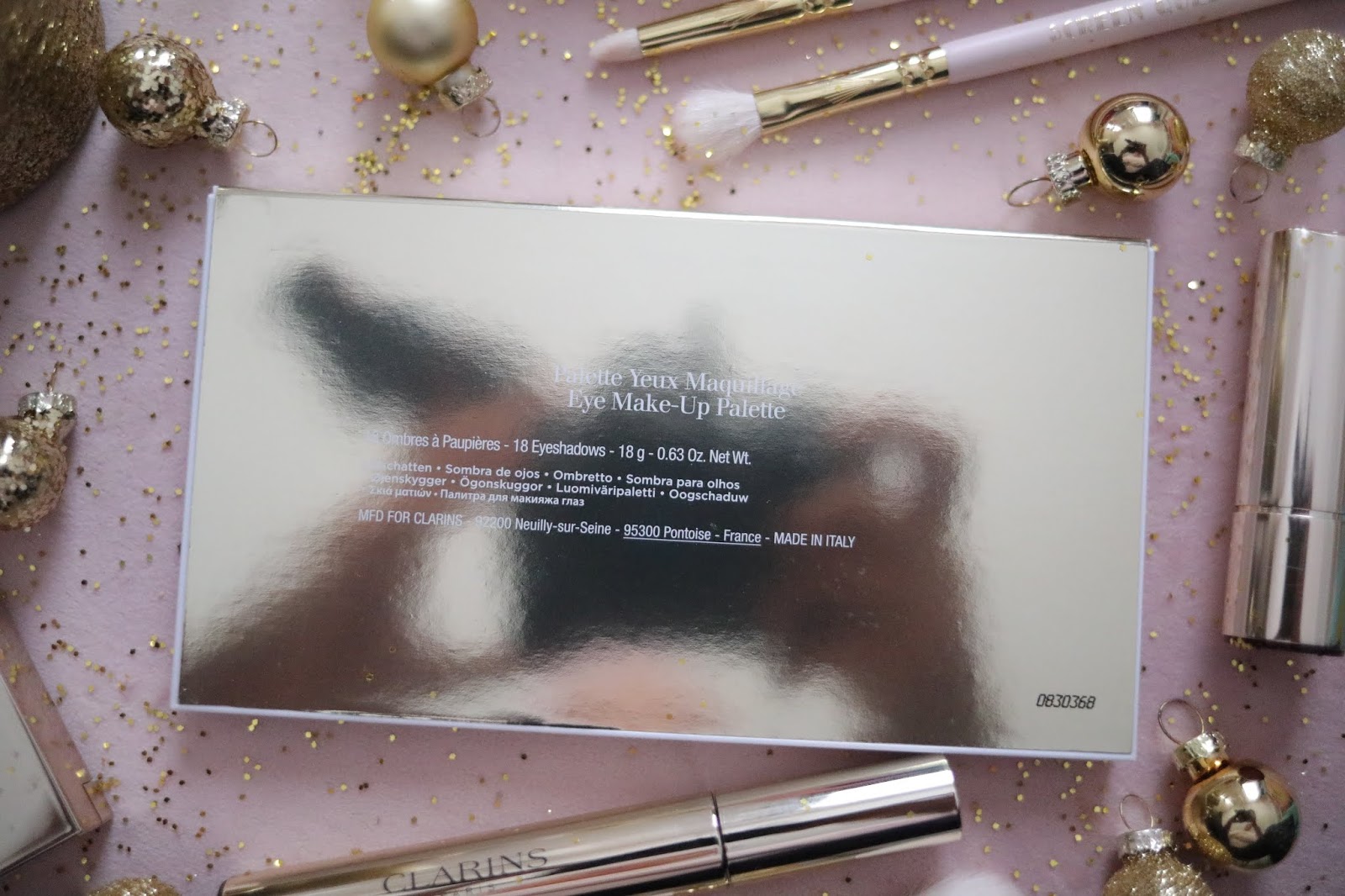 CHRISTMAS WITH CLARINS, CLARINS FRANCE , CLARINS , EYE MAKE-UP PALETTE , Noël 2019 , revue beauté , rose mademoiselle , rosemademoiselle,blog beauté , paris