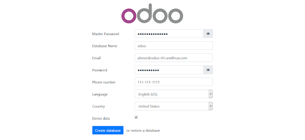 01-installing-odoo-crm-erp-on-centos-8-database