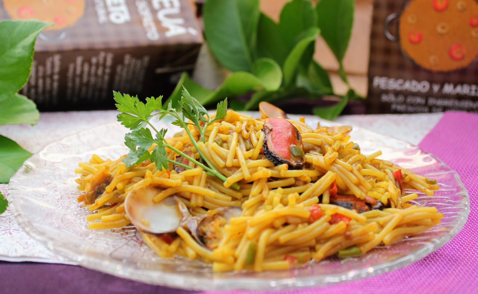 Fideuá Cocinando con las Chachas