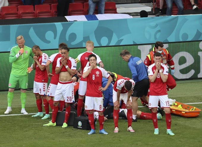 Κρίστιαν Έρικσεν: Συγκλονιστικές στιγμές στην Κοπεγχάγη - Οι παίκτες σε κατάσταση σοκ και με δάκρυα στα μάτια