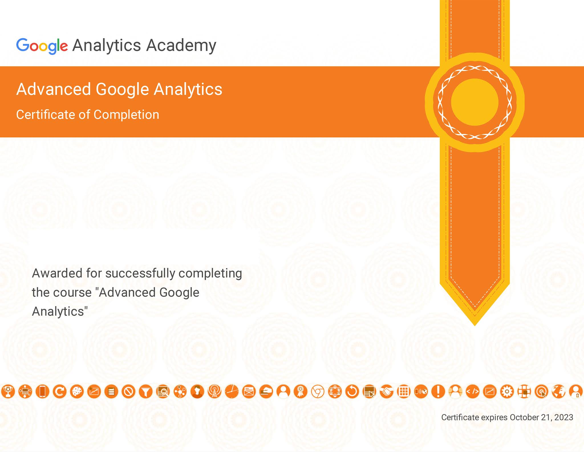 analytics academy certifications