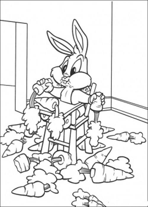 halloween bugs bunny coloring pages - photo #25