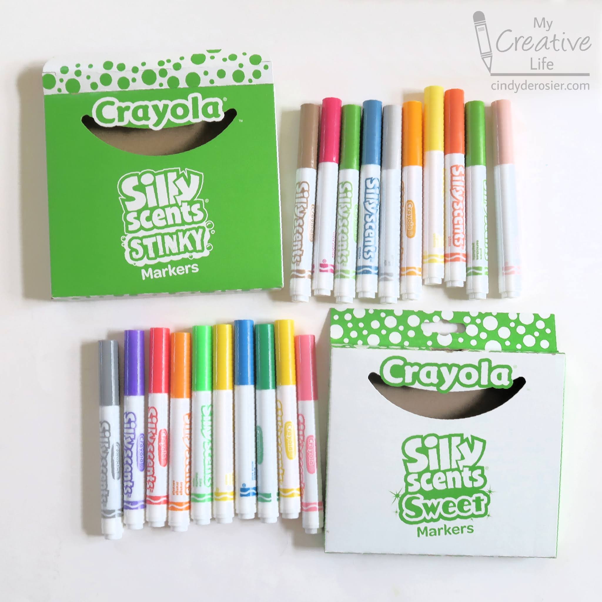 Cindy deRosier My Creative Life Crayola Sweet and Stinky Markers