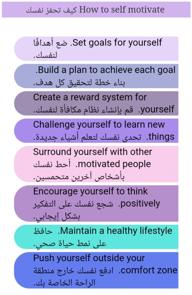 How to self motivate كيف تحفز نفسك
