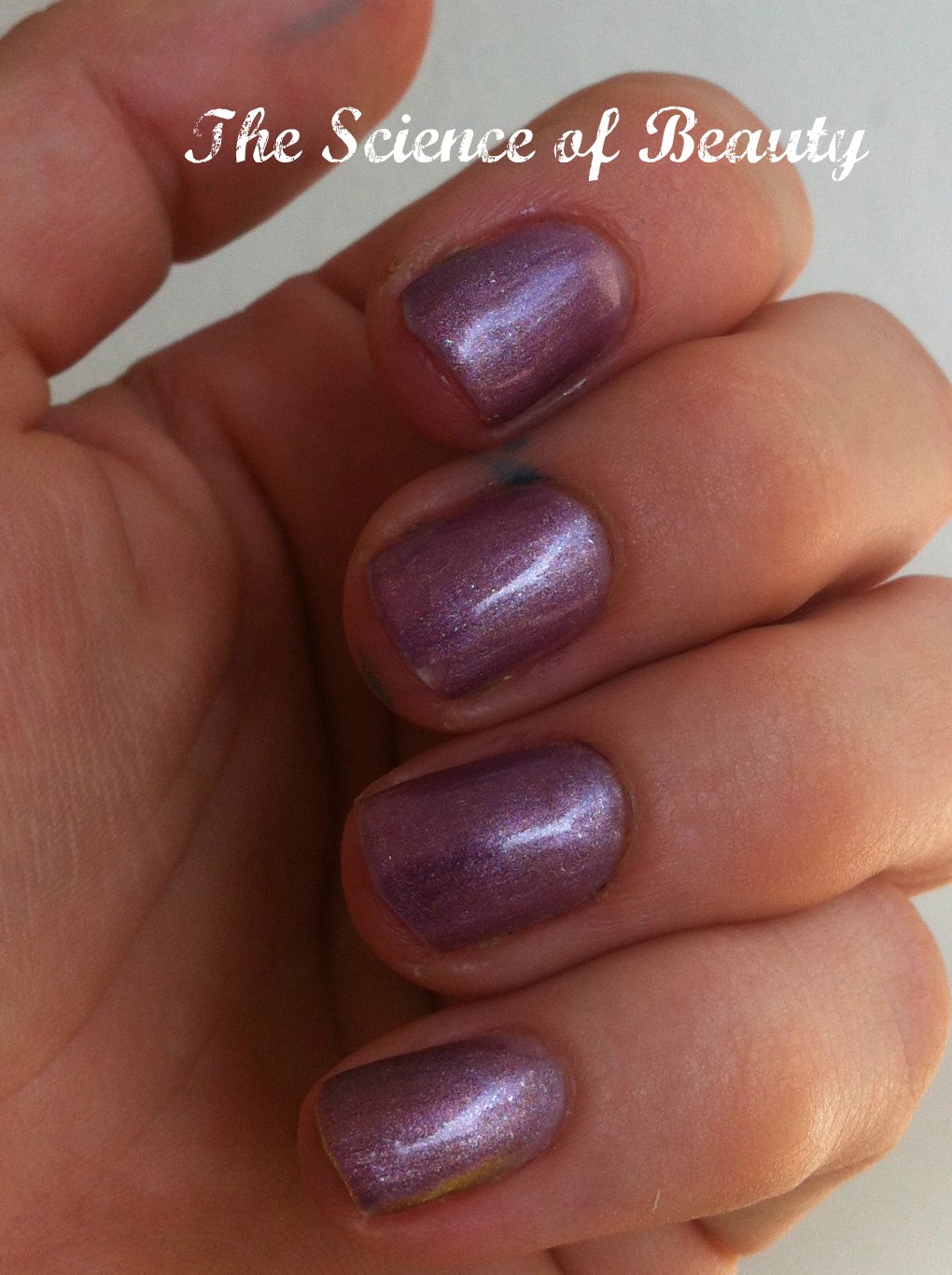 The Science of Beauty Gelicious Hybrid Gel Nail Colour swatch Aphrodisiac