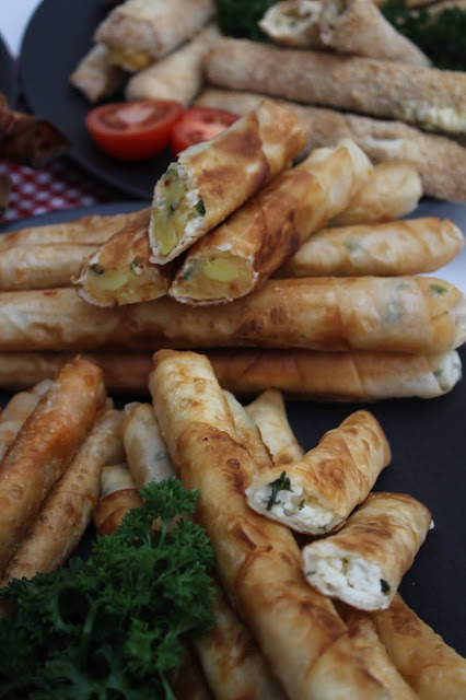Sigara Böreği / Kalem Böreği - Grundrezept / Käse, Kartoffel und ...