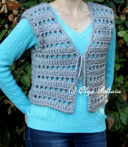Lacy Crochet: Chunky Crochet Vest