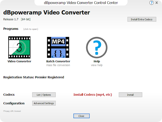 Screenshot dBpoweramp Video Converter R1.7 Premier 1.7.0.1 Full Version Screenshot dBpoweramp Video Converter R1.7 Premier 1.7.0.1 Full Version