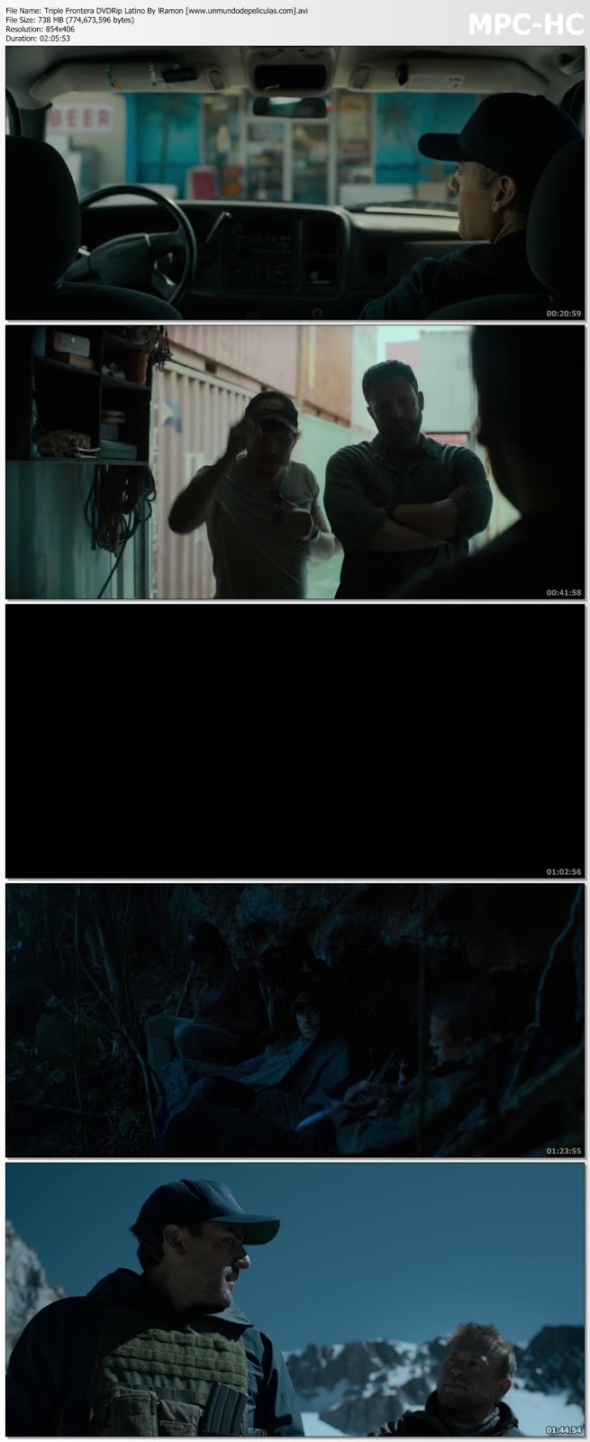Capturas de la película.