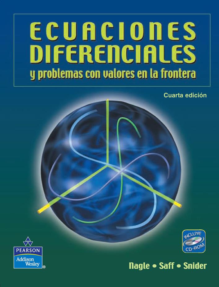 Libro Ecuaciones Diferenciales Y Problemas Con Valores En La Frontera