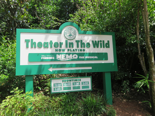 Theater in the Wild Sign Finding Nemo the Musical Disney's Animal Kingdom