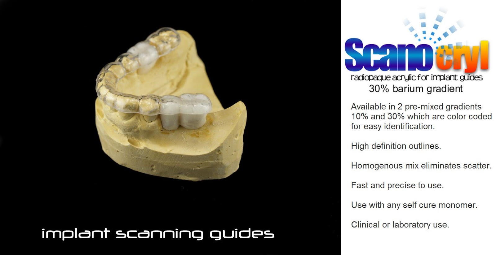 Matrix Dental Laboratory and Consulting Scanocryl..Premixed Barium and