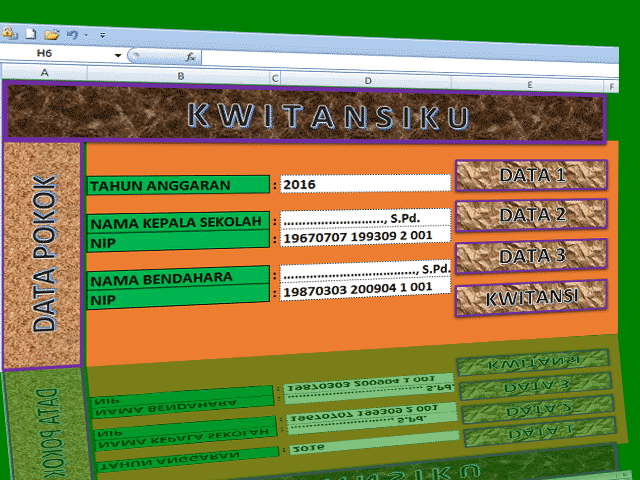 Aplikasi Cetak Kwitansi Sederhana Dengan Format Excel Untuk