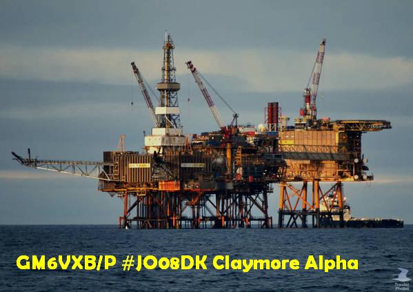 4 & 6m Ham Radio blog: GM6VXB/P - #JO08 6/4/2m platform activation