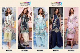 M3 Fashion Firdous lawn 3 Pakistani Suits Wholesaler