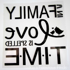 Today's Fabulous Finds: 'In a Family Love is Spelled T-I-M-E' Quote Plate