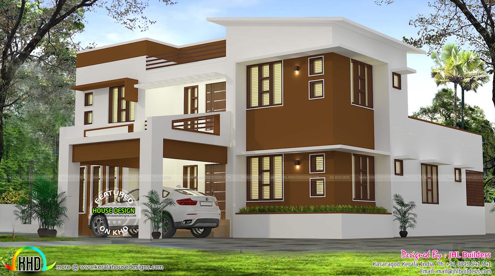 Interior designs and elevation of modern home Kerala home design and