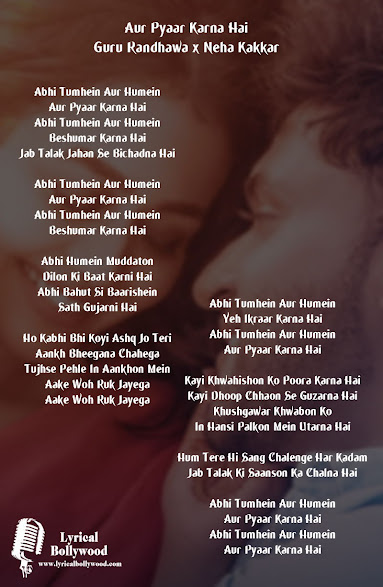 Aur Pyaar Karna Hai Lyrics in English