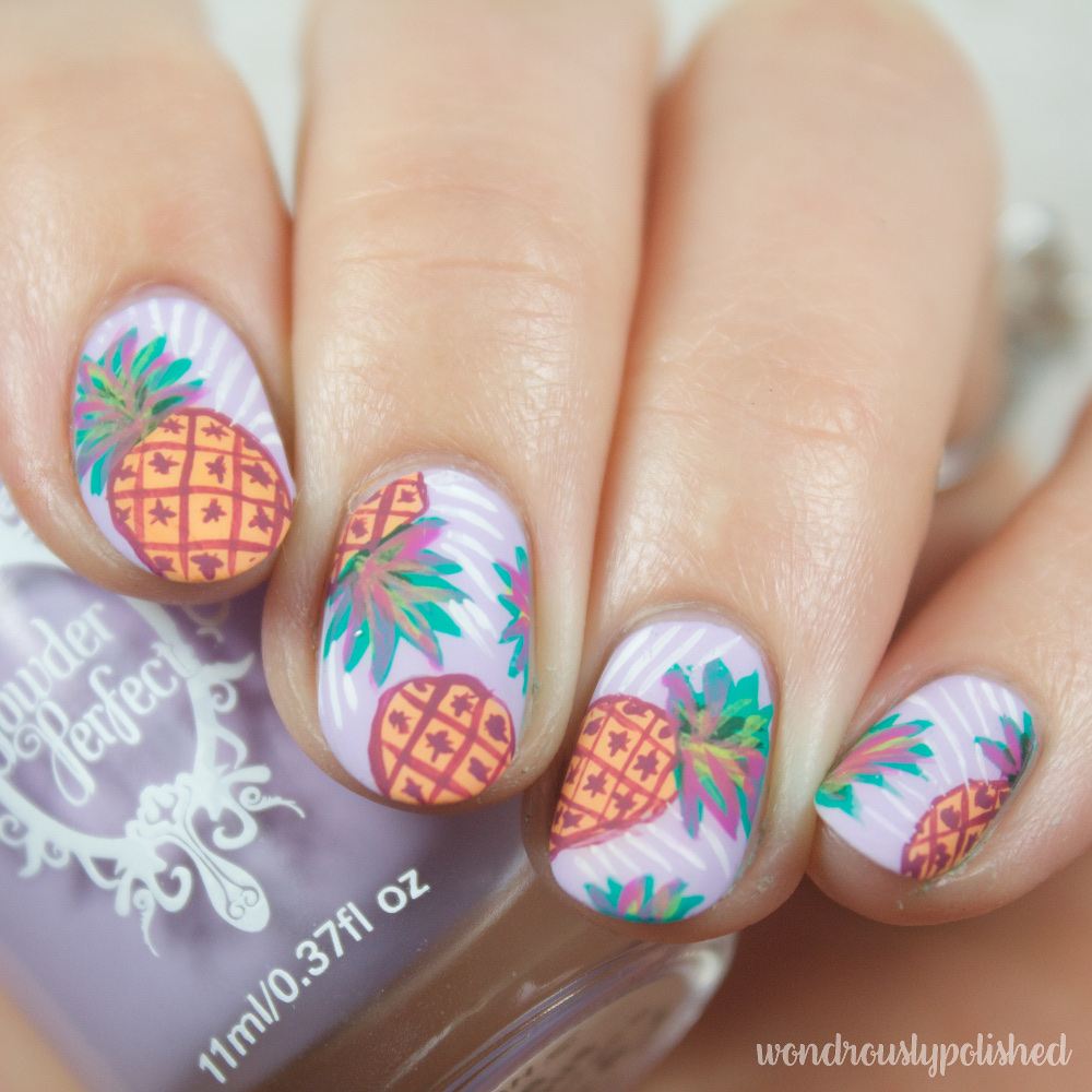 Pineapple Nail Art – Varnishography