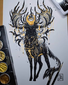 05-Nine-horned-deer-Mythology-Jonna-Hyttinen-www-designstack-co