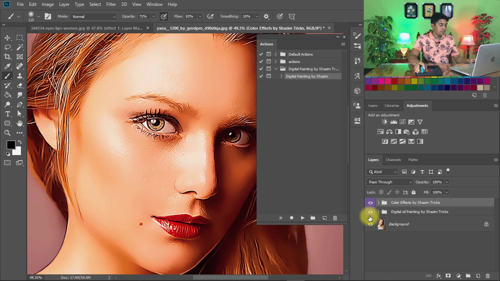 Digital Painting Free Actions Free Download Digital Oil Painting