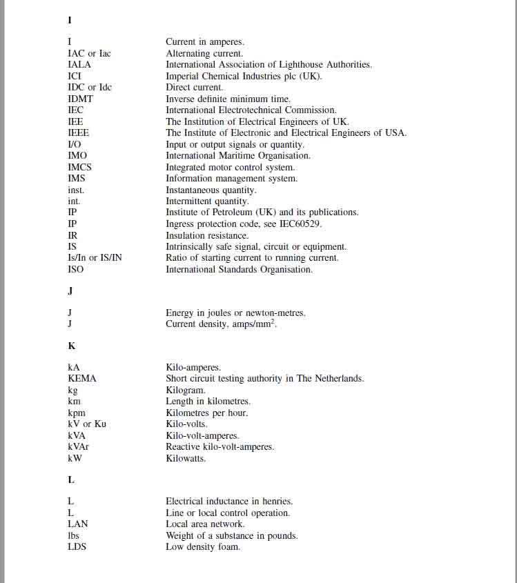 Electrical Abbreviations And Symbols