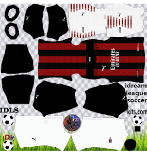 AC Milan DLS Kits & Logo 2021 – Dream League Soccer Kits 2021