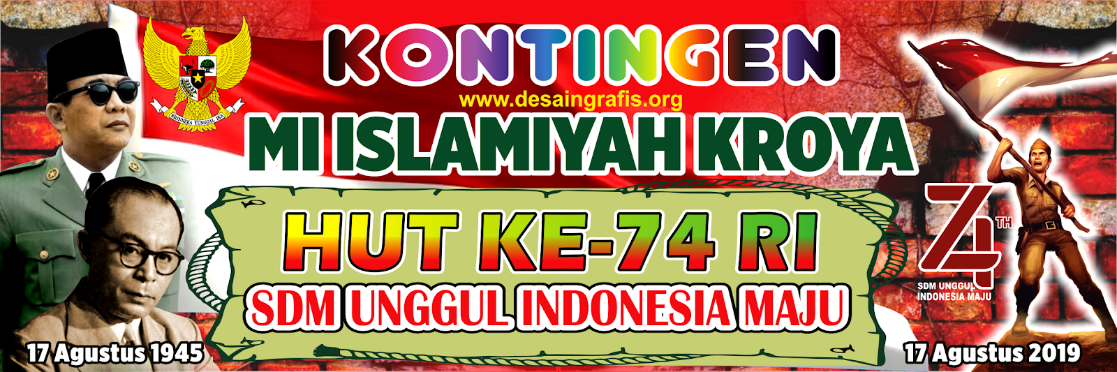 Ide Terkini Desain Banner Hut Ri Ke 75 Cdr