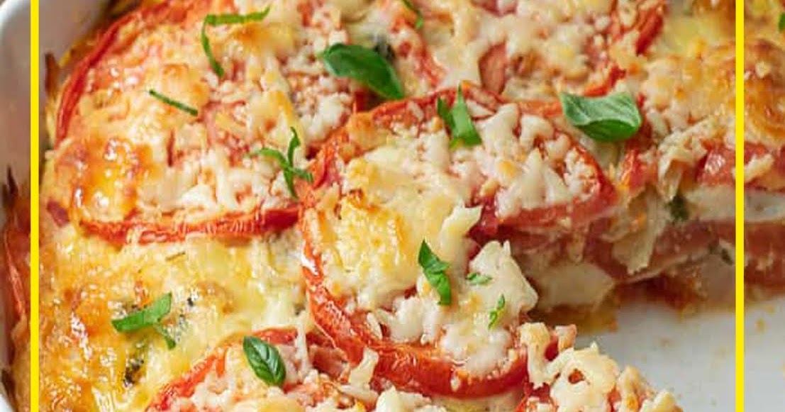 BEST RECIPE Crustless Tomato Pie | Healthyrecipes-04