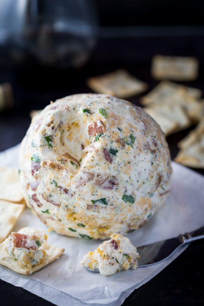 Bacon Ranch Cheddar Cheese Ball Delish Food