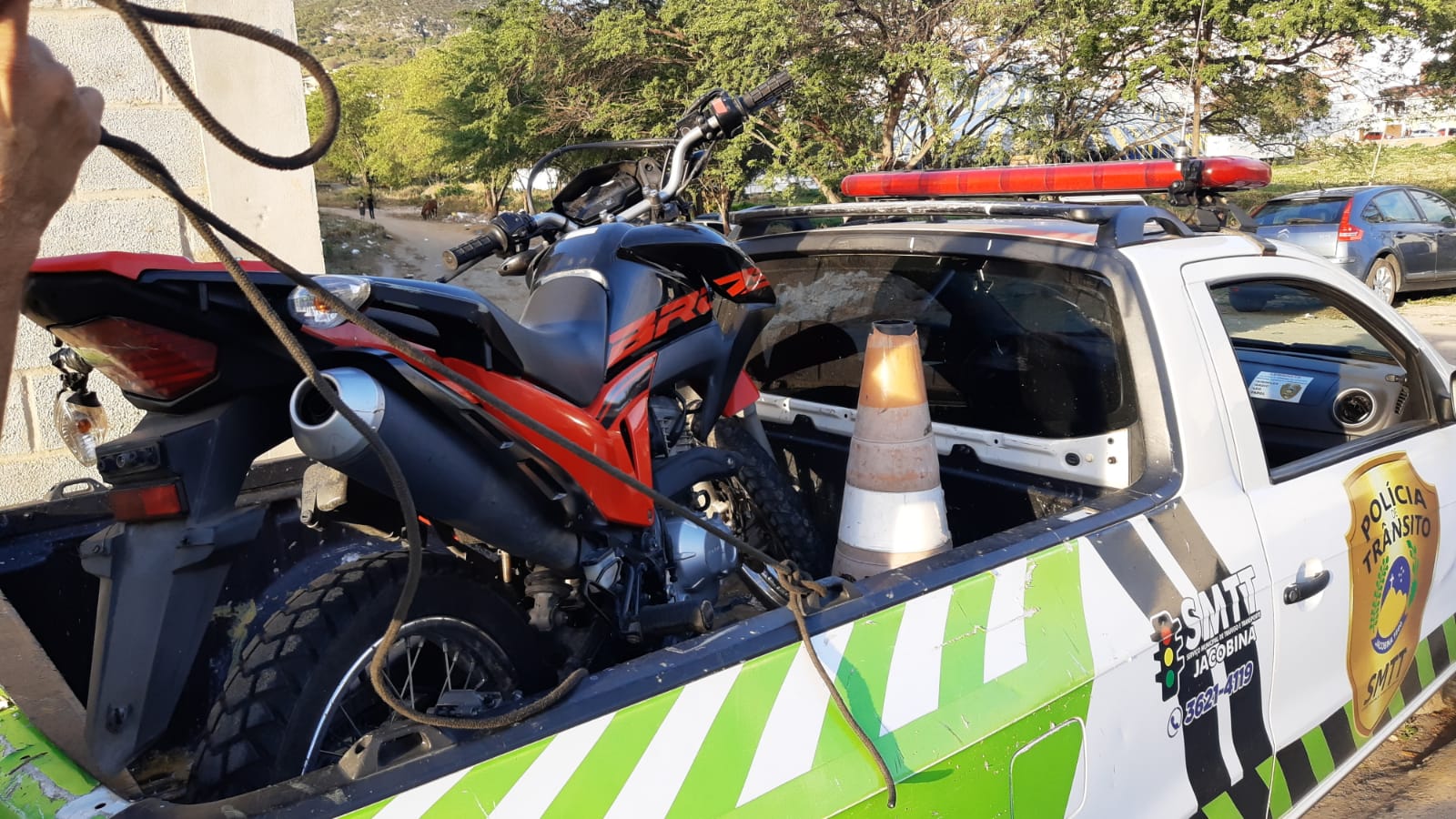 Jacobina: Moto suspeita de ser furtada é apreendida na Caeira