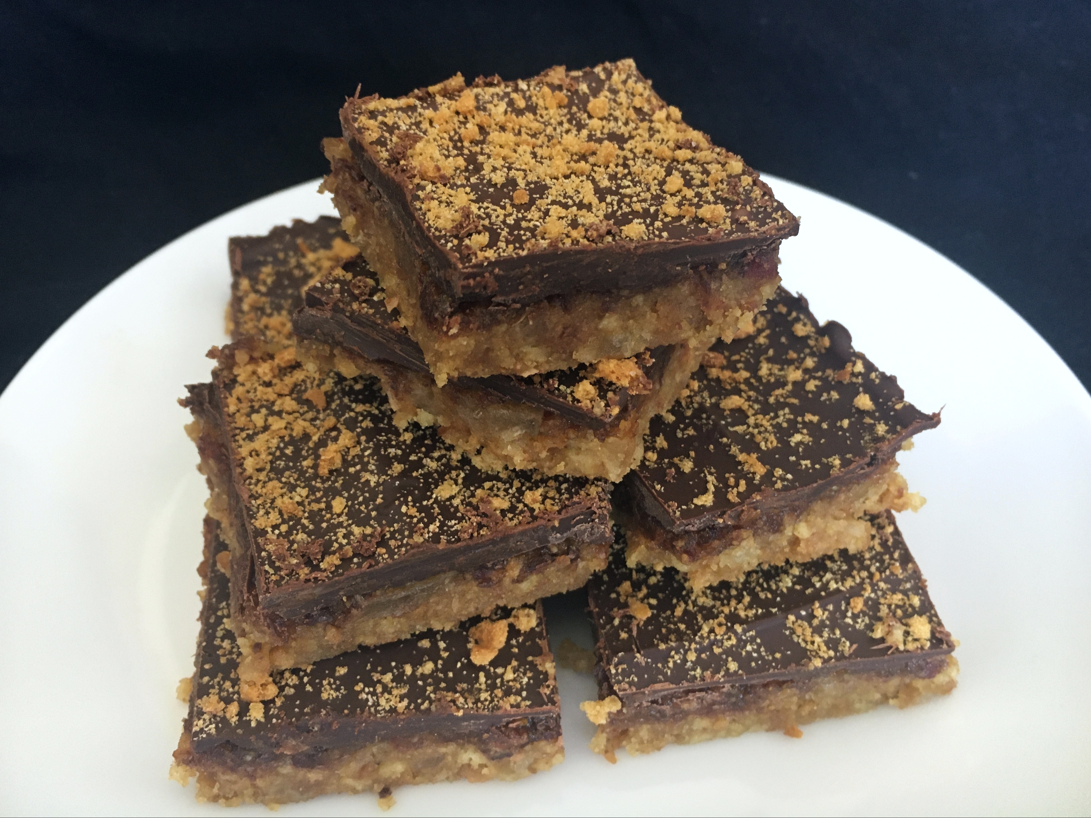 Ginger Millionaire's Bar (Vegan + Nut Free)