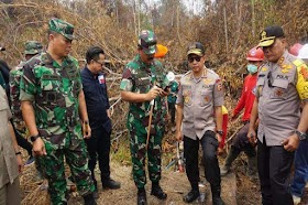 Jenderal Tito: Kapolda Yang Tak Becus Tanggulangi Kebakaran Lahan Harus Out