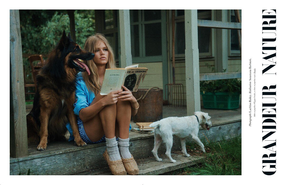 Fashion Editorial: Anna Ewers by Lachlan Bailey for Vogue Paris November 2019