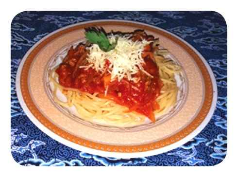 Resep, Bahan dan Cara Membuat Spaghetti  Itali Saos Bolognese