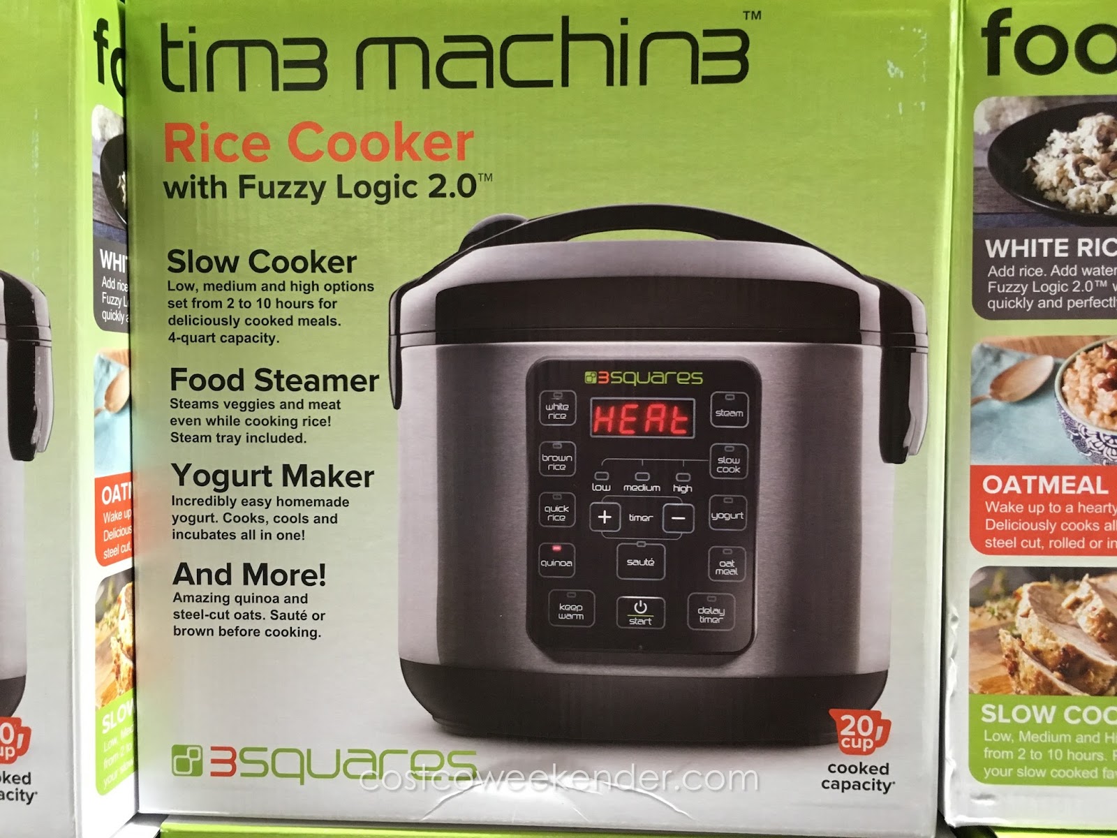 3 Squares Tim3 Machin3 Rice Cooker Costco Weekender
