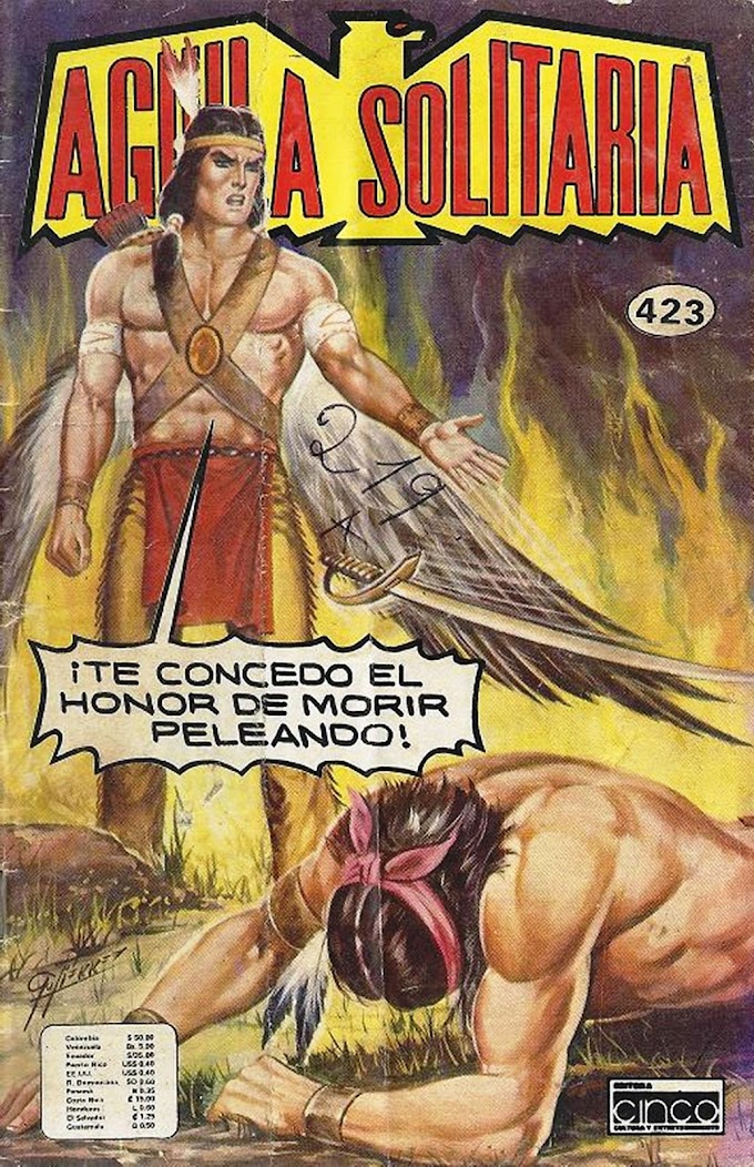 Aguila Solitaria #423 Sacrificio Humano-COVERS COMICS CAPAS DE GIBI